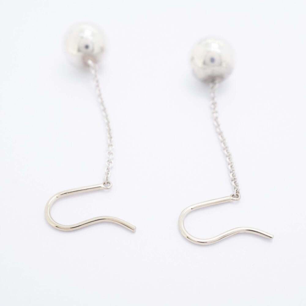 TIFFANY Silver Earrings - Picture 3 of 6